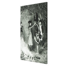 Napoleon and Coignet Stretched Canvas Prints