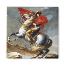 Napoleon Bonaparte Painting by Jacques-Louis David Refrigerator Magnet