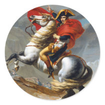 Napoleon Bonaparte Painting by Jacques-Louis David Sticker