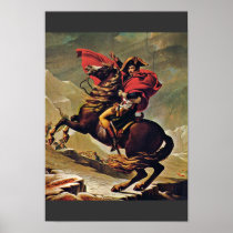 Napoleon Crossing The Alps,  By David Jacques-Loui Poster