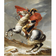 Napoleon Crossing the Alps - Jacques-Louis David Photo Sculptures
