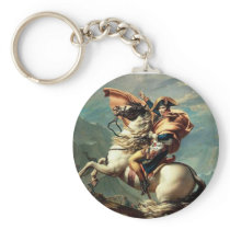 Napoleon Crossing the Alps Keychain