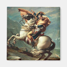 Napoleon Crossing the Alps Magnets