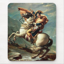 Napoleon Crossing the Alps Mousepad