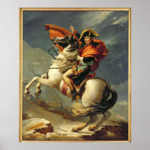 Napoleon Crossing the Alps on 20th May 1800 Poster