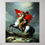 Napoleon Crossing the Alps Poster