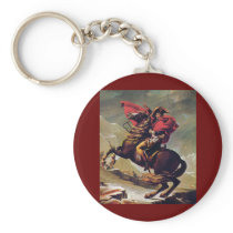 Napoleon Crossing the Saint Bernard Key Chains