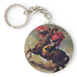 Napoleon Crossing the Saint Bernard Keychains