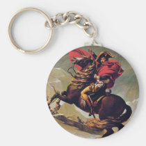 Napoleon Crossing the Saint Bernard keychains