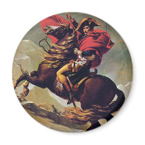 Napoleon Crossing the Saint Bernard Fridge Magnets