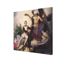 Napoleon  Crowned by Time, before 1833 Stretched Canvas Prints