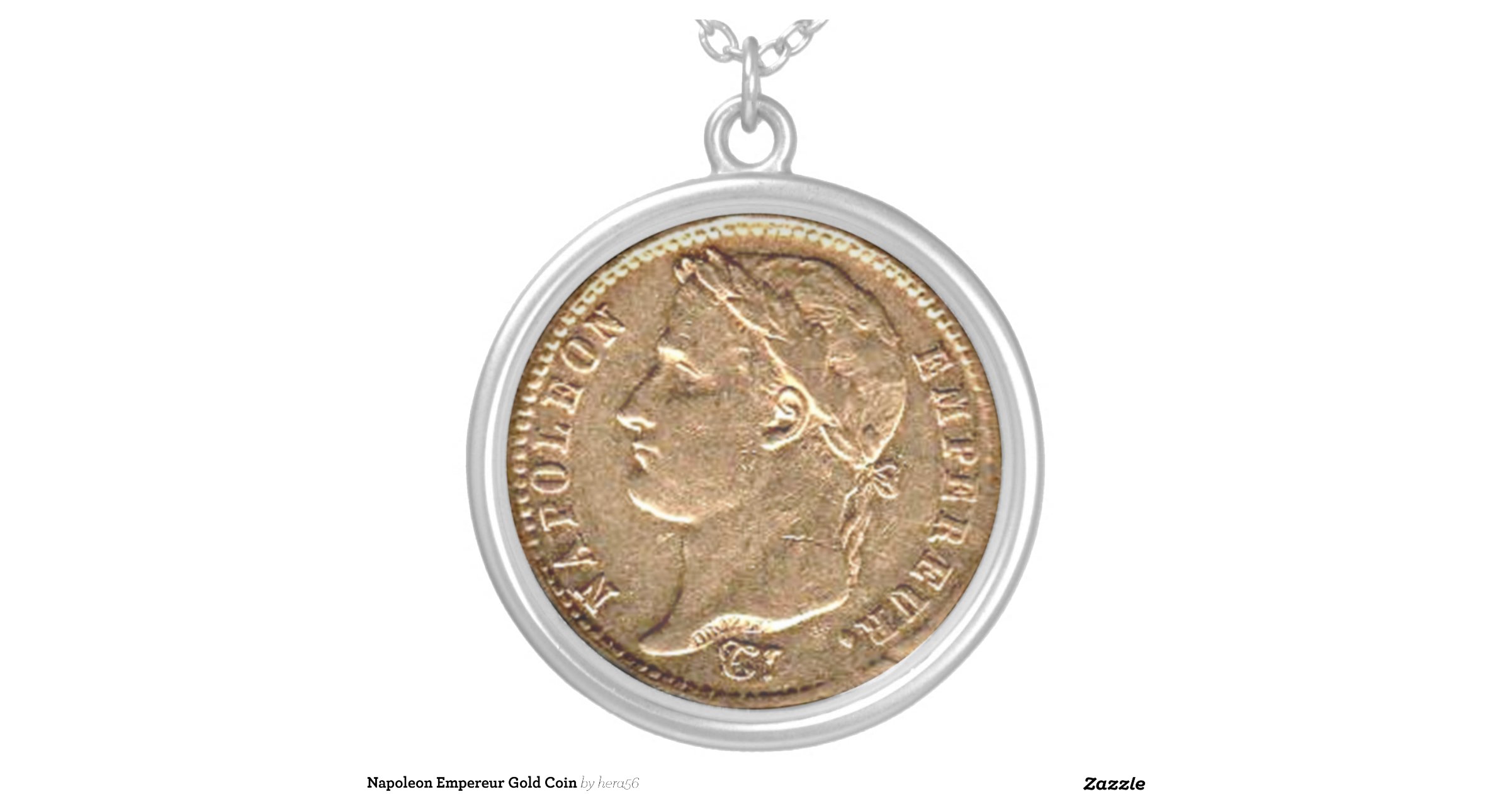 Napoleon coin necklace clearance
