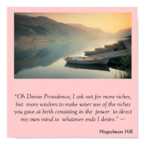 Napoleon Hill Magic Prayer posters