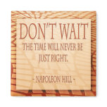 Napoleon Hill Quotes Magnet