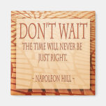 Napoleon Hill Quotes Magnet