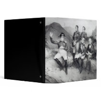 Napoleon I Dictating Memoirs to Emmanuel Las 3 Ring Binders