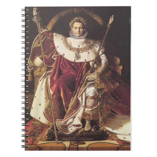 Napoleon I  on his Imperial Throne Note Books