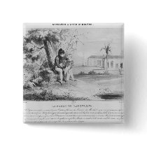 Napoleon I  on the island of St. Helena Pinback Buttons