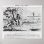 Napoleon I  on the island of St. Helena Poster