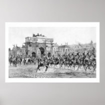 Napoleon I Reviewing His Troops Poster