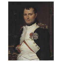 Napoleon in his Study by Jacques Louis David Flyer
