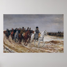 Napoleon  on Campaign in 1814, 1864 Print