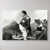 Napoleon on the island of St. Helena, 1820 Print