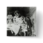 Napoleon studying his maps by lamplight, c.1800 pin