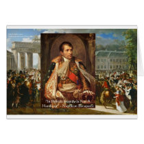 Napoleon "Stupidity Politics" Quote Gifts Tees Etc cards