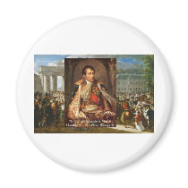 Napoleon "Stupidity Politics" Quote Gifts Tees Etc magnets