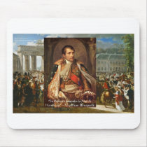 Napoleon "Stupidity Politics" Quote Gifts Tees Etc mousepads