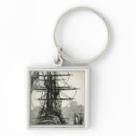 Napoleon surrendering to Captain Maitland Key Chains