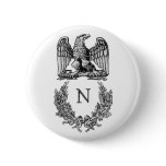 Napoleon Symbol Pinback Button