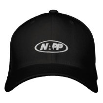 NAPP Cap in Black Embroidered Baseball Caps