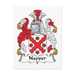 Napper Family Crest Postcard