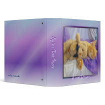 Napping Kitty Binder by Customizables Napping Kitty Binder