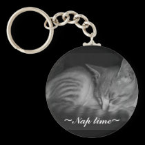 Napping little cat, ~Nap time~ keychains