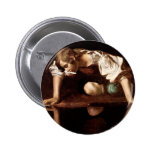 Narcissus, Caravaggio buttons