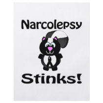 Narcolepsy Stinks Skunk Awareness Design Flyer