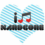Nardcore fan photo sculpture