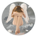 Narnia Angel Resting! stickers by Occitania Narnia Angel Resting! stickers