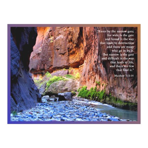 Narrow Gate Poster Print print