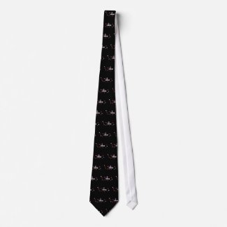 Narwhal and the Space cupcake tie