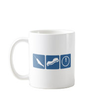 Narwhal - Bacon - Midnight Coffee Mugs