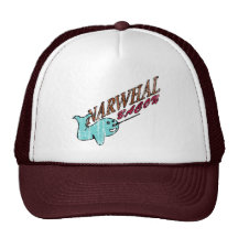 Narwhal Bacon Retro Logo Trucker Hat