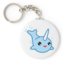 Narwhal Kawaii Keychain