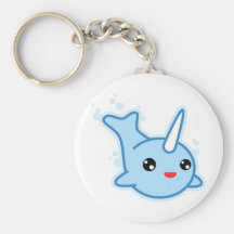 Narwhal Kawaii Keychain