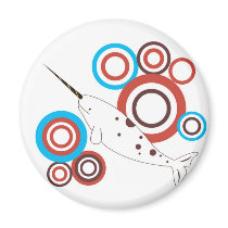 Narwhal Magnet by malien00 Narwhal Magnet