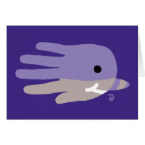 Narwhal Tusk Greeting Card