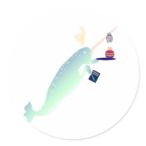 Narwhal Valet Sticker
